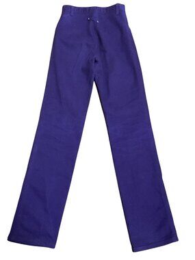 Vtg Roper Bareback Jeans Sz 2 Purple South Western High Rise USA Made Womens